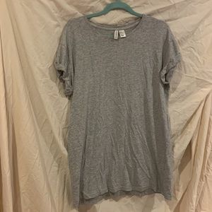 H&M grey T-shirt dress